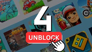 The 4 BEST Unblocked Game Websites for School 2024 [upl. by Ursas717]