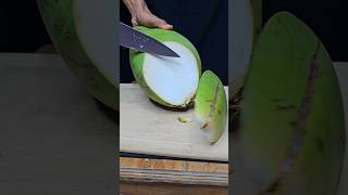 Coco Apple yummy coconut asmr satisfying [upl. by Annaeed]