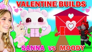 Valentines Day Build Challenge In Adopt Me Roblox [upl. by Esele]