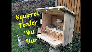 Making A Squirrel Feeder Nut Bar [upl. by Eniliuqcaj]