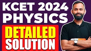 KCET 2024 Physics Detailed Solution  Q160  Complete Paper Analysis [upl. by Lechar640]