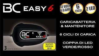 BC Easy 6  Caricabatterie 12V 09A [upl. by Eseneg469]