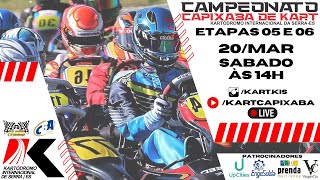 CAMPEONATO CAPIXABA DE KART ETAPAS 5 e 6 TARDE [upl. by Erek]