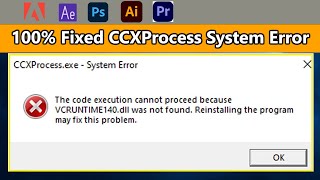 Fix CCProcessexe  System Error  Problem Solved [upl. by Lukey]