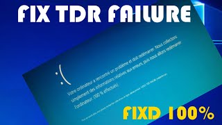 FIX TDR FAILURE BLUE SCREENatikmdag sys ON WINDOWS 11108187 [upl. by Wilcox688]