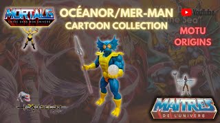 OCÉANOR  MERMAN Origins CARTOON Collection MATTEL Review [upl. by Goodden917]