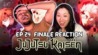 THE BEST TAG TEAM DUO  Girlfriend Reacts To Jujutsu Kaisen Ep 24 REACTION [upl. by Ramas]