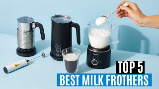 TOP 5 Best Milk Frothers In 2023 Buying Guide [upl. by Marabel94]