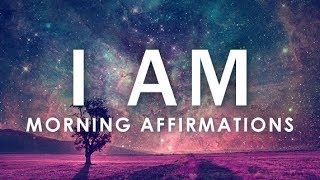 POWERFUL POSITIVE Morning Affirmations for POSITIVE DAY WAKE UP 21 Day quotI AMquot Affirmations [upl. by Nedda]