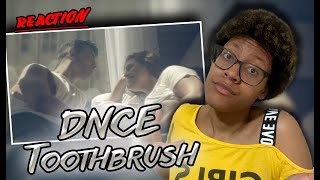 DNCE Toothbrush Music Video Reaction [upl. by Bryner]