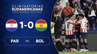 PARAGUAY vs BOLIVIA 10  RESUMEN  ELIMINATORIAS SUDAMERICANAS  FECHA 4 [upl. by Corb393]