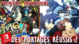 Des portages Switch réussis  Persona 3 Portable et Persona 4 Golden premières impressions [upl. by Mack734]