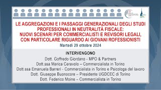 Le aggregazioni e i passaggi generazionali degli Studi Professionali in neutralità fiscale [upl. by Nerret]