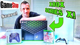 We got the XBOX SERIES X GameStop Bundle Lets Unbox and Compare to the PS5 [upl. by Llig]