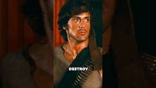 Why Sylvester Stallone Wanted to Destroy RAMBO FIRST BLOOD  shorts short [upl. by Jake]