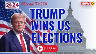 LIVE US Election Results  Trump Wins US Elections  Donald Trump To Be The Next US President [upl. by Enihpesoj221]