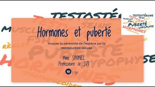 Hormones et Puberté SVT cycle 4 [upl. by Merril227]