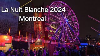 Tonight in Montreal La Nuit Blanche 2024 Montreal lanuitblanche2024 canada [upl. by Okier560]