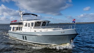 15m Privateer Trawler 50  Shot for van der Vliet Quality Yachts FOR SALE [upl. by Ansev]