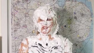 Woman pied in the face for charity [upl. by Chernow]