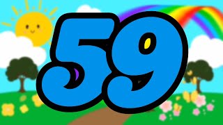 ⏰ Fun 59 Second Countdown Timer for Kids – Learning amp Play Time 🎉🧸 [upl. by Zohara]