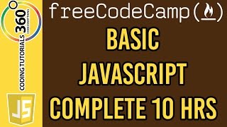 Basic JavaScript Course Free Code Camp [upl. by Antoine]