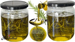 ROSEMARY OIL FOR EXTREME HAIR GROWTH  how to make rosemary oil [upl. by Yrovi]