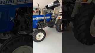 नया Swaraj 744 FE ट्रैक्टर tractor swaraj swaraj969 automobile farming shorts agriculture [upl. by Bush]