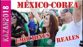 MÉXICO vs COREA l Emociones reales en FIFA Fan Fest [upl. by Lilllie724]