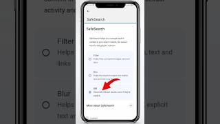 How To Enable Safe Search On Chrome SafeSearch setting  Filter  Blur  Off shorts [upl. by Ellerihs]