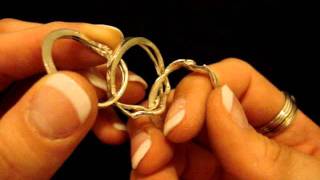 6 Band Puzzle Ring Instructions Video [upl. by Sixel]