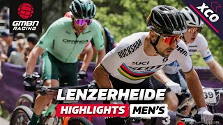 Lenzerheide Elite Mens Cross Country  XCO Highlights [upl. by Romola]