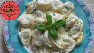 TORTELLINI AUFLAUF mit Käse Sahne Soße Schinken und Brokkoli Rezept schnell amp einfach [upl. by Ondrea]