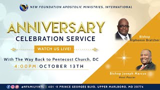 Anniversary Celebration Service Bishop Alphonso Bratcher  Apostolic Preaching [upl. by Imoyaba582]