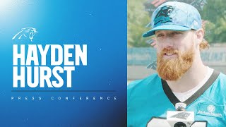 Hayden Hurst updates on injury progress [upl. by Layton596]