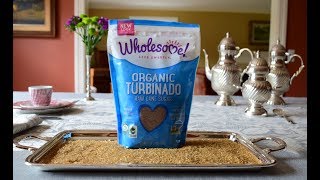 Organic Turbinado Raw Cane Sugar  Wholesome [upl. by Hess250]