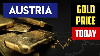 Today Gold Price in AUSTRIA  24K amp 22K 21K 18K 14K 10K 6K Carat Gold Rate in EUR [upl. by Neddra]