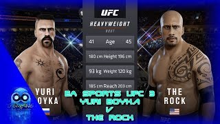 EA SPORTS UFC 3  Yuri Boyka v The ROCK [upl. by Nomla]