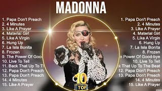 Madonna Greatest Hits  Best Songs Music Hits Collection Top 10 Pop Artists of All Time [upl. by Farnham]