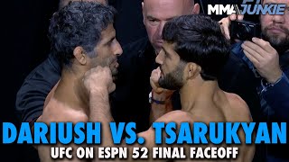 Beneil Dariush vs Arman Tsarukyan Final Faceoff For UFC Austin Main Event [upl. by Oilisab]