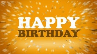 Matt Houston  Happy Birthday Lyrics video officiel [upl. by Charline]