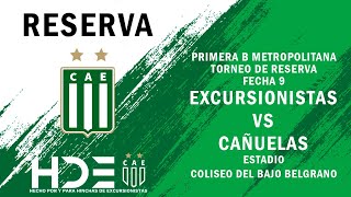 Excursionistas vs Cañuelas  Fecha 9 [upl. by Nared]