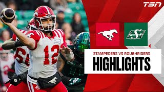 CFL WEEK 21 Calgary Stampeders vs Saskatchewan Roughriders FULL HIGHLIGHTS [upl. by Sandstrom]