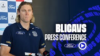 Mark Blicavs Press Conference  Finals Week 1 [upl. by Danas]