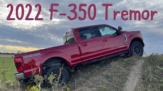 The new 2022 Super Duty Tremor in Rapid Red Lariat review [upl. by Arela]