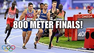 Mens 800 Meter Finals WERE INSANE  2024 Paris Olympics [upl. by Idzik]