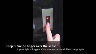 RK Doors Set up Ekey Finger scanner [upl. by Burhans345]