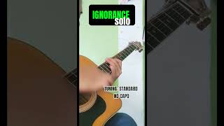 IGNORANCE PARAMORE ACOUSTIC SOLO [upl. by Em]