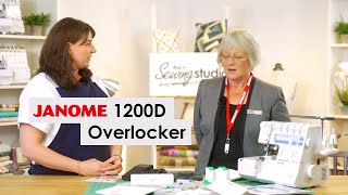 Janome 1200D Overlocker Overview [upl. by Ayatnwahs]