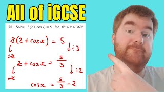 All of iGCSE 0580 Trig Equations  WHAT YOU NEED TO KNOW [upl. by Kassel]